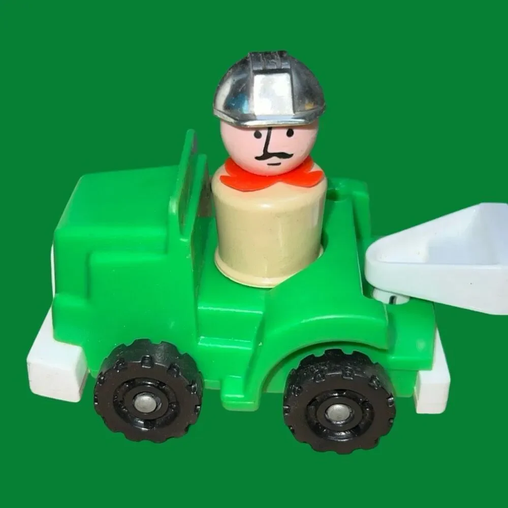 Vintage Fisher Price Little People - #344 Little Trucks 